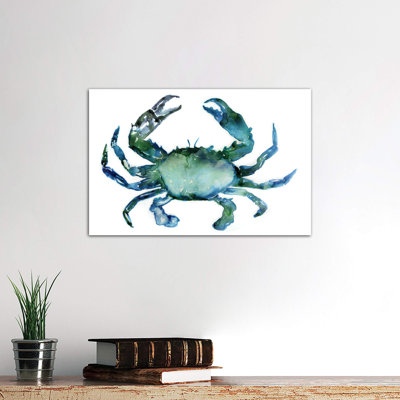 Crab 1 Piece Wrapped Canvas Painting