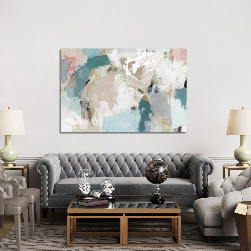 In The Heart Of Movement by Isabelle Z - Painting on Canvas, Wrapped Canvas, 152.5 cm H x 101.5 cm W x 3.175 cm D