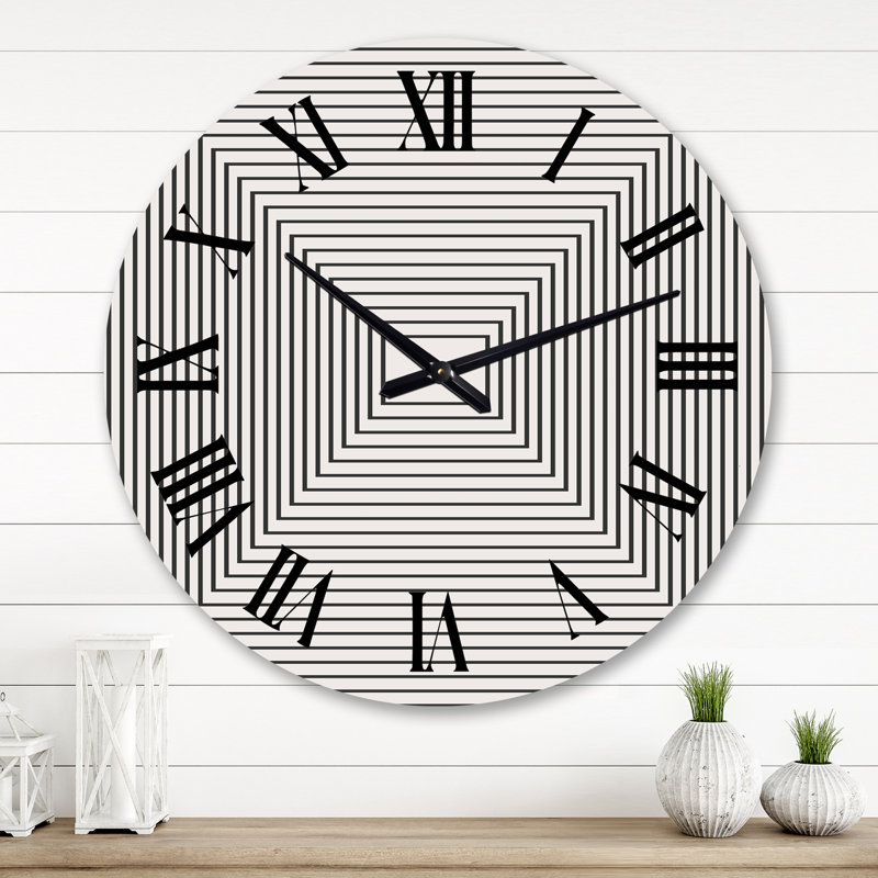 Horloge murale surdimensionnée Minimal, Grand