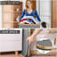 Panier à linge avec couvercle, grands paniers à linge avec poignées en bambou, grand panier à linge avec support interne (18 gallons / 70 L)-1501010657
