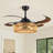 48 inch Retractable Ceiling Fan with Lights and Remote