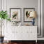 Armoire d'appoint avec finition blanche délavée chic