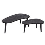 Cassen Solid Wood Nesting Coffee Table