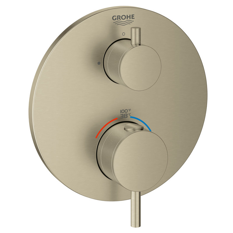 Atrio® New 6.25" x 6.25" Faucet Trim, Brushed Nickel Infinity