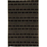 Hand-Knotted High-Quality Black Area Rug