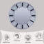 Miroir d'appoint Noralie