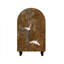 Armoire arquée avec tablettes et portes-108734968