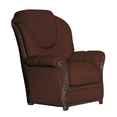Kirkpatrick Faux Leather Armchair