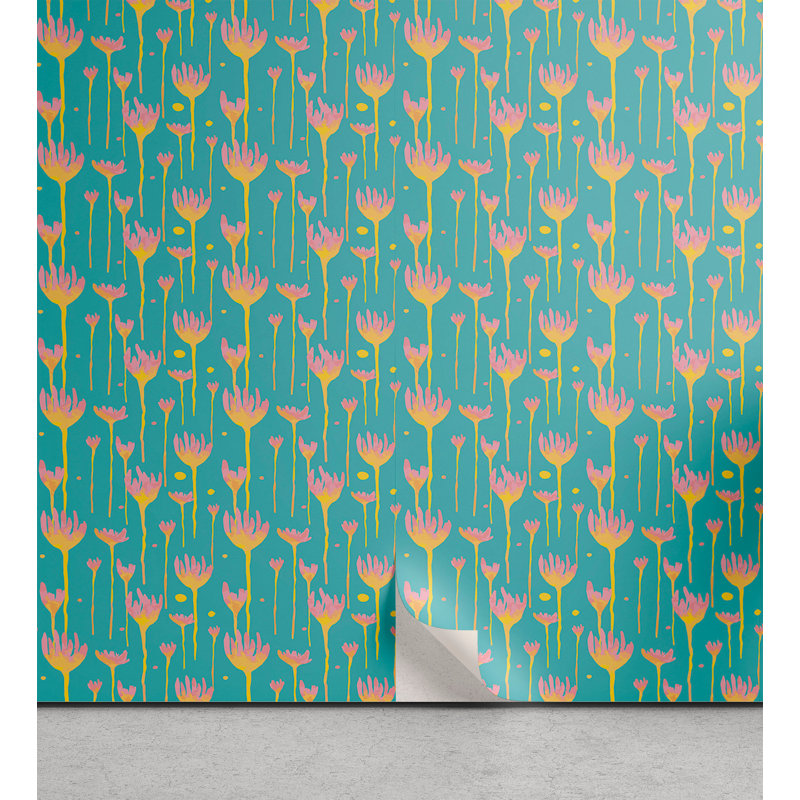 Rouleau de papier peint adhésif Jabar, L 13 po x L 100 po