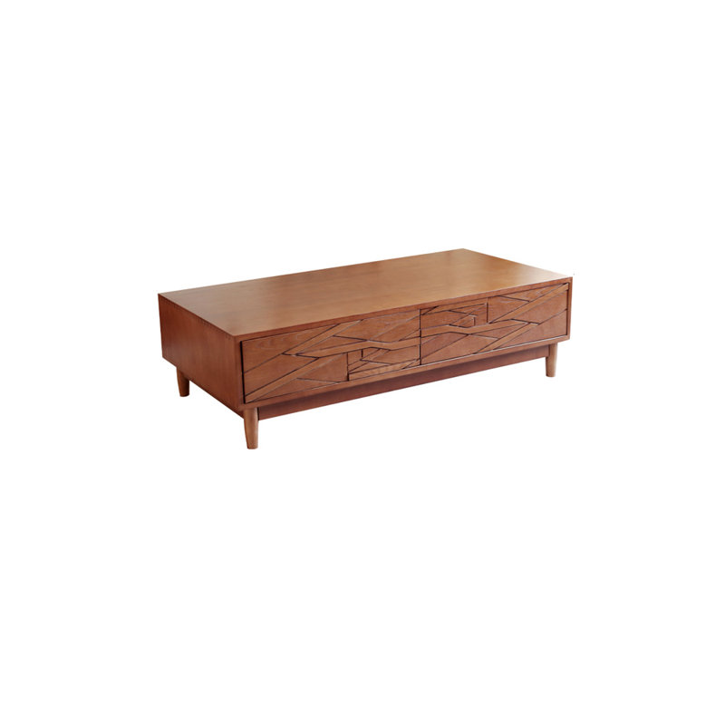 Table basse American, H 15,75 po x L 55,12 po x l 27,56 po, Brun