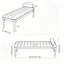 Banc rembourré en similicuir de 66 pouces, banc de bout pour chambre à coucher et garde-robe-131272164