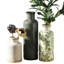 Ensemble de 3 vases vintage en céramique, vert - rétro