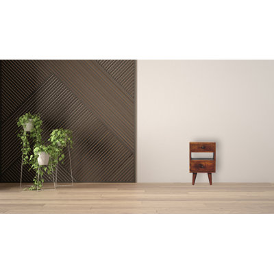 Table de chevet pour chambre à coucher Table de chevet moderne Table de chevet en bois massif