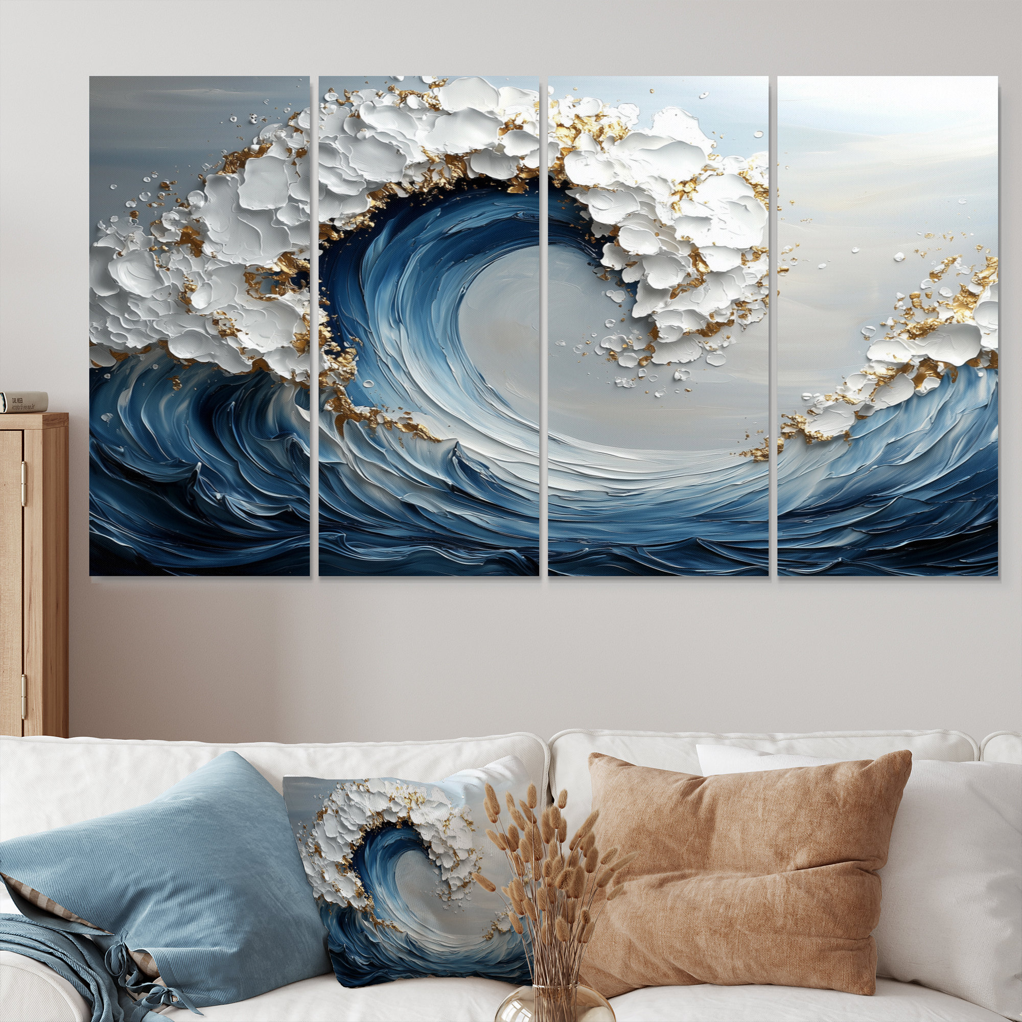 Tidal Wave Coastal Wall Decor