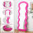 Wave Rose Design Full-Length Floor Accent Mirror - Hanging/Leaning Use For Bedroom/Living Room-786165510