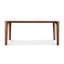 Table de salle à manger rectangulaire moderne en noyer et céramique / 5,9 pi (table seulement)