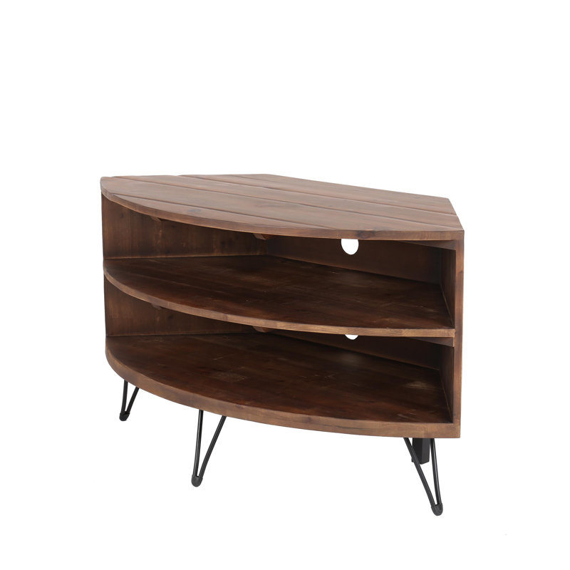 Table de coin en bois récupéré