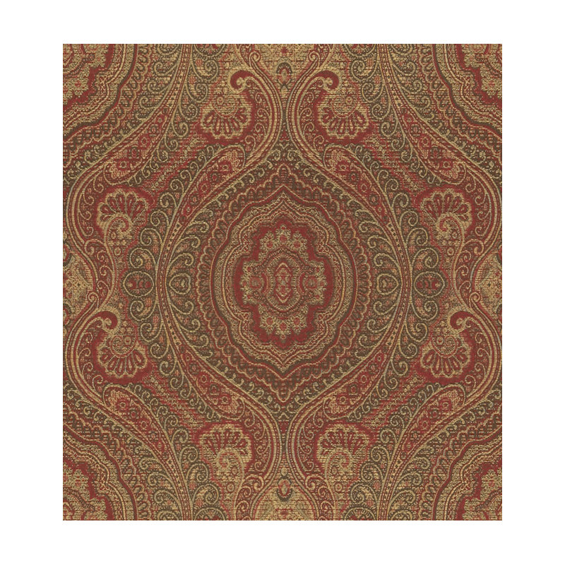 Guaranteed in Stock Fabric, Brown/Burgundy