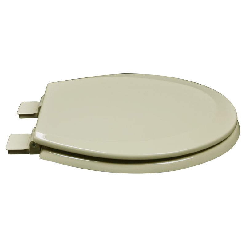 Siège de toilette rond en bois moulé, Os
