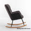 Chaise berçante capitonnée Kenlie-609337507