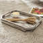 Decorative Wood Coffee Table Ottoman Tray-708509946