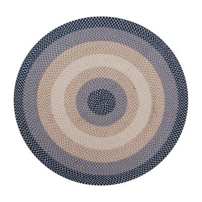 Monnie Geometric Reversible Braided Indoor Farmhouse Area Rugs