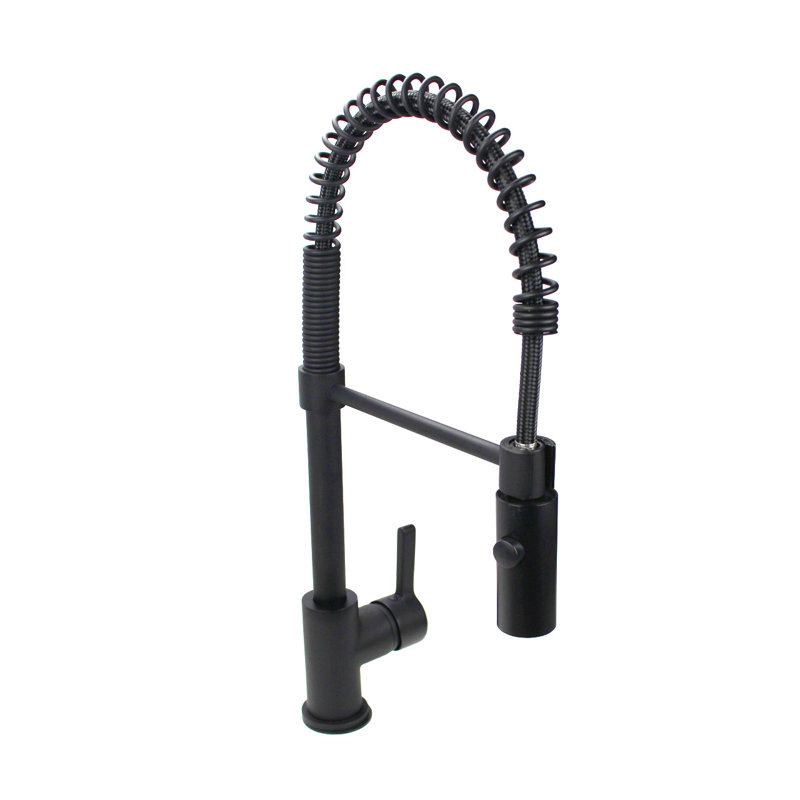 Dowell Pull Down Kitchen Faucet, Black