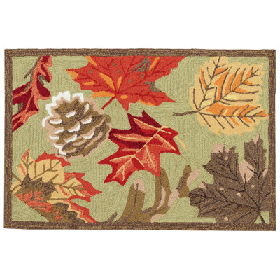 Consuello Hand Tufted Floral Indoor / Outdoor Rug