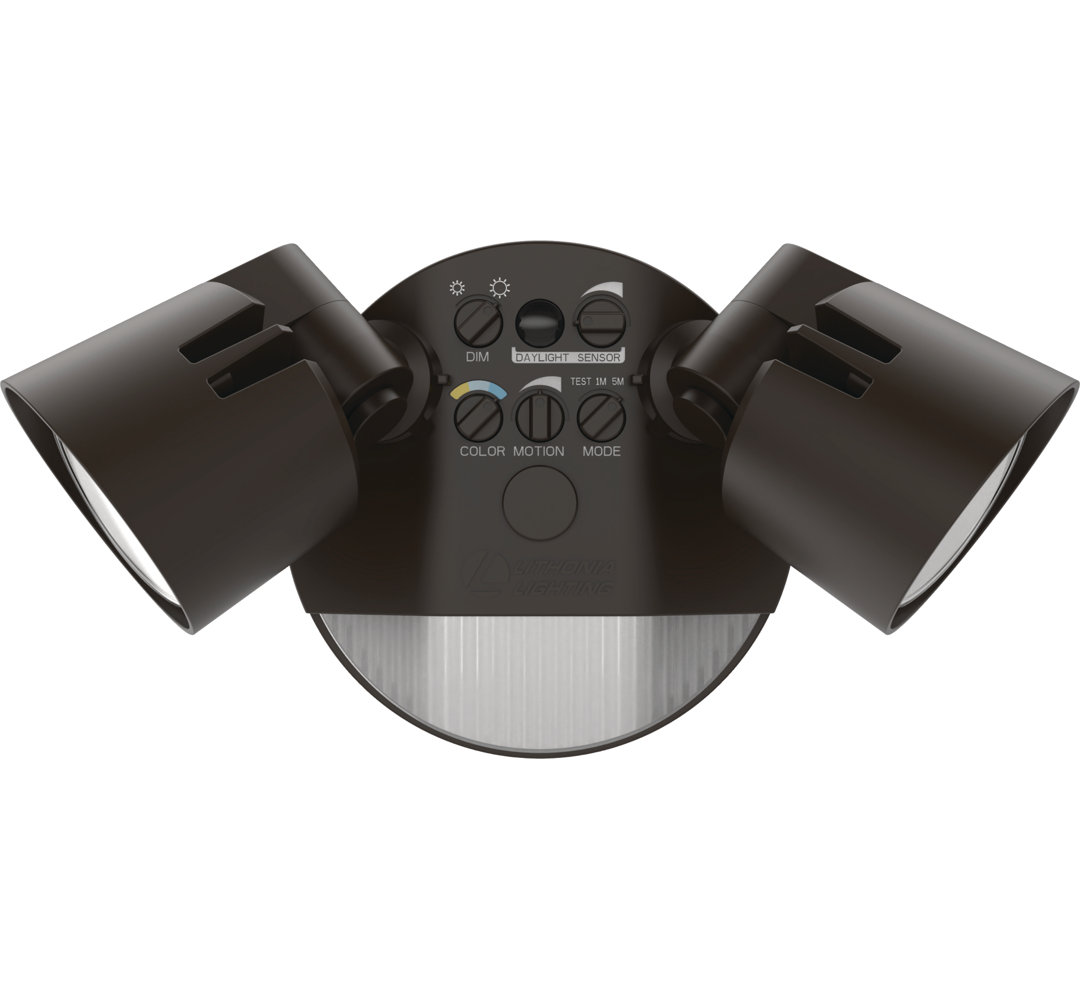 Outdoor Dusk to Dawn Flood Light Lithonia Lighting Fixture 