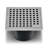 Mira Square Center Shower Drain by QM Drain-49609859