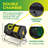54 Gallons Plastic Outdoor Tumbler Composter with Latching Lid