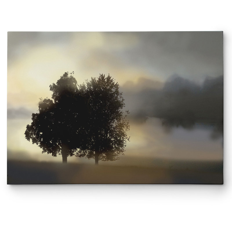 «Misty Morning» par Nan - Impression sur toile, H 16 po x l 20 po x P 1,5 po