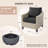 Wicker 2 - Person Patio Conversation Sets with Cushions-1853002538