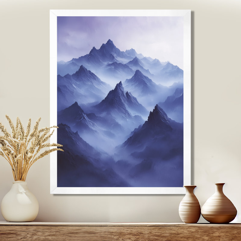 Gitzel - paysages, art mural sur toile, Impression d'un seul cadre photo sans passe-partou, H 40 po x l 30 po, Blanc