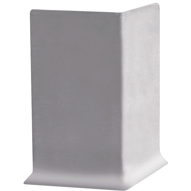 Rubber 4'' W x 2.25'' L Wall Base, Grey
