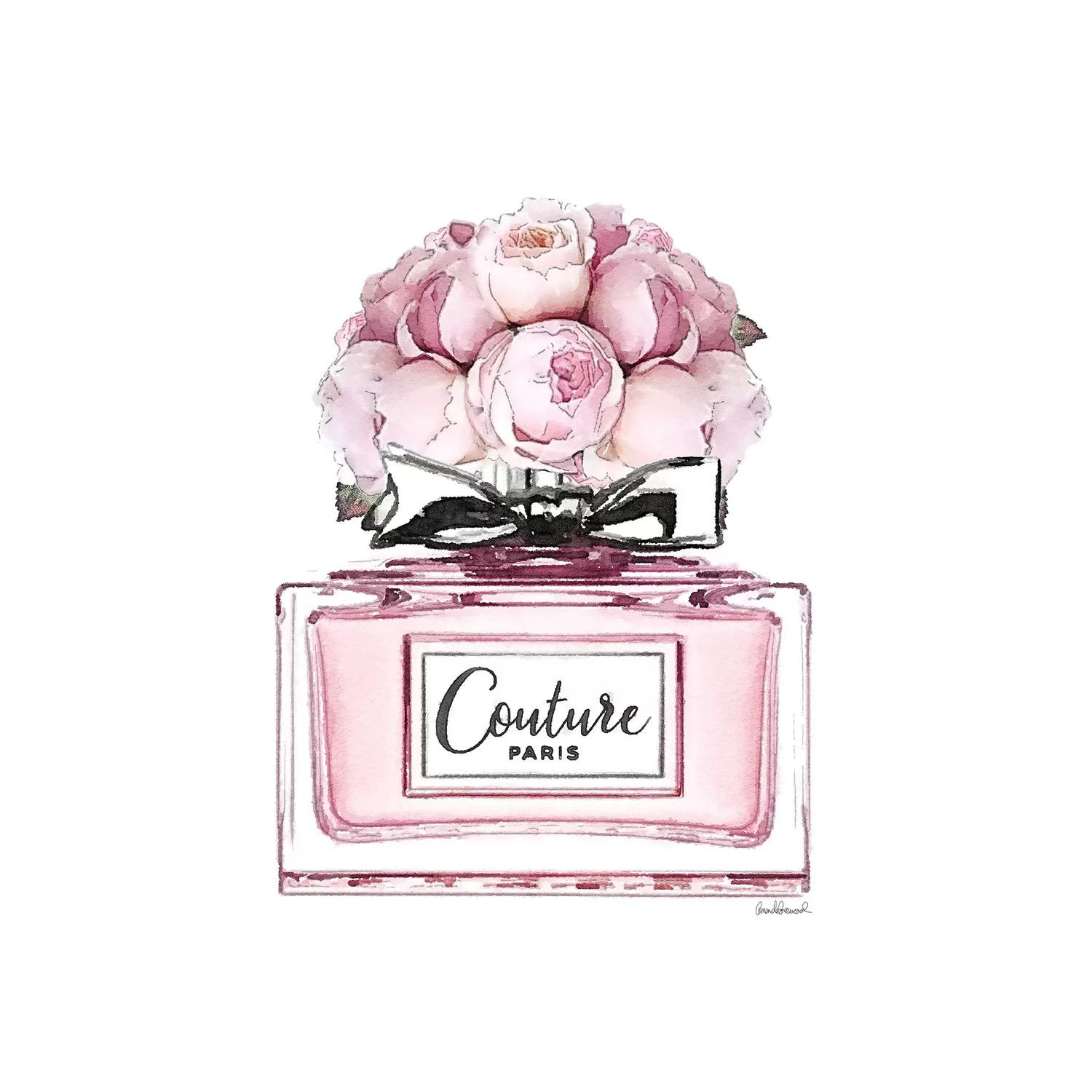 east-urban-home-short-perfume-pink-with-roses-by-amanda-greenwood-wrapped-canvas-painting-wayfair for Artwork Free Printable Chanel Wall Art East Urban Home Short Perfume, Pink with Roses by Amanda Greenwood - Wrapped Canvas Painting | Wayfair for Artwork Free Printable Chanel Wall Art