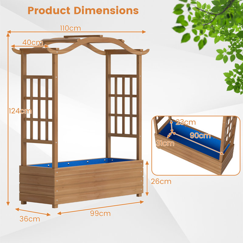Wood Planter Box