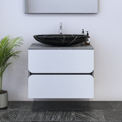 Meuble-lavabo simple 31,5 po avec dessus Kaydin
