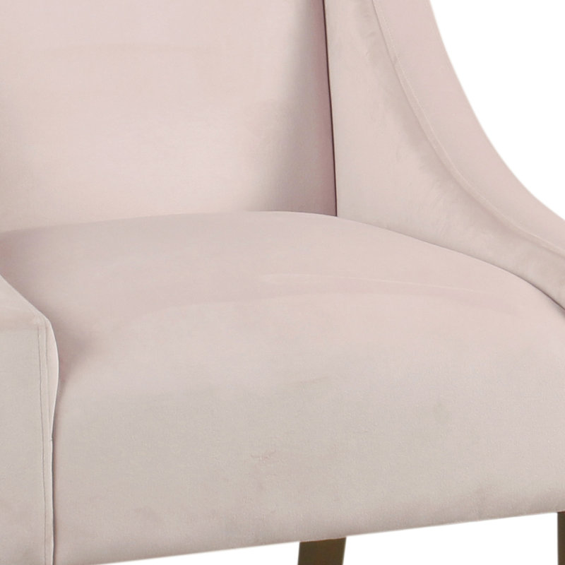 Fauteuil en coton de 24,75 po de large Gullo, Ivoire ivoire