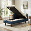 Chaise longue rembourrée avec rangement-131221003