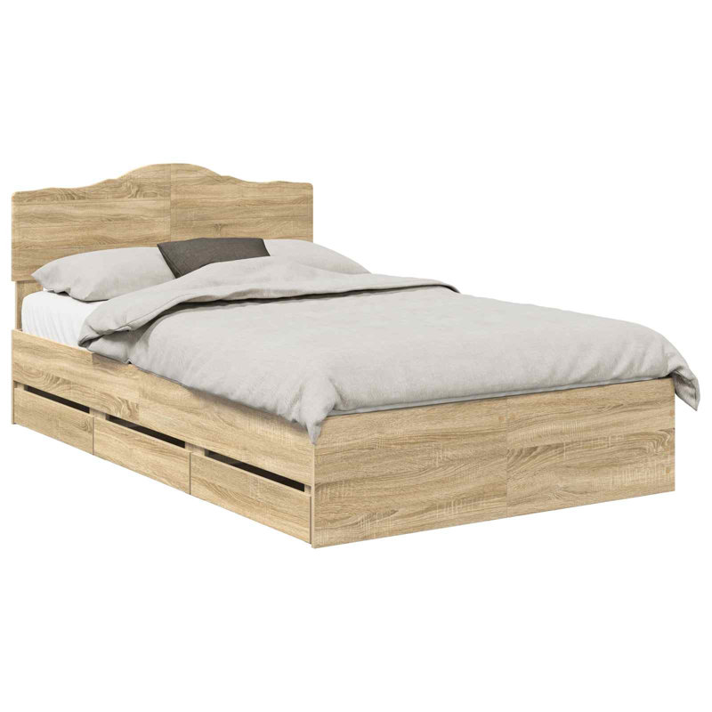 Bed, Sonoma Oak, Small Double (4')
