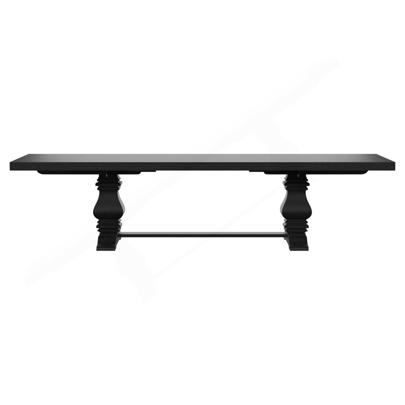 Beige 9-Piece Extension Dining Table Set