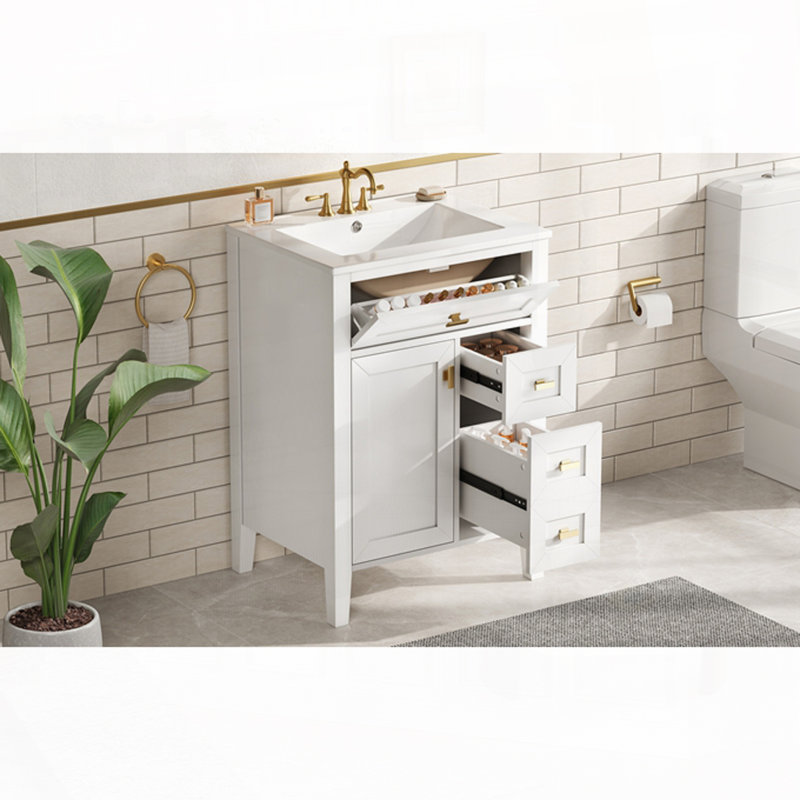 Meuble-lavabo 24 po avec lavabo, White