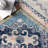 Hiott Machine Woven Oriental Rug with Scalloped Edges -1691305050