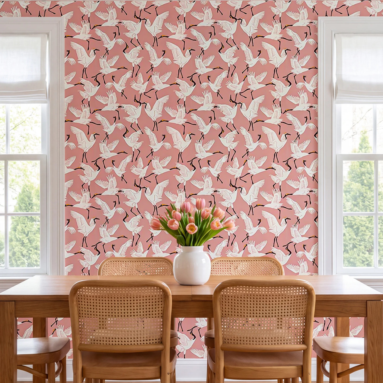 Tywand Self-Adhesive Wallpaper Roll, Pink