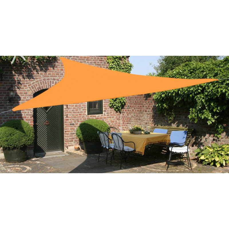 Nonatum 3.6m x 3.6m Triangle Shade Sail, Orange