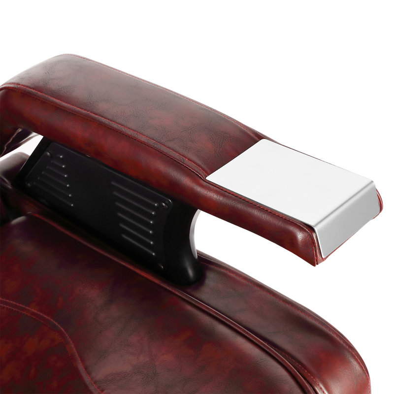 Faux Leather Recliner, Red