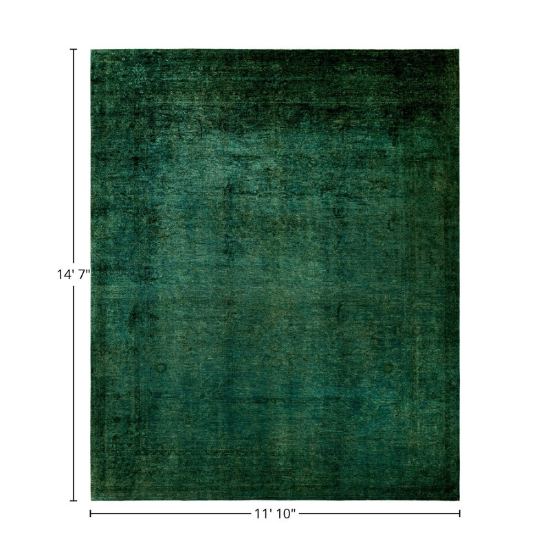 Zakeyia One-of-a-Kind 11' 10" x 14' 7" Hand Knotted Area Rug