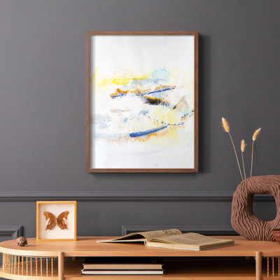 «Spacial I», reproduction encadrée - bois massif