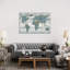 World Map On Wood by Janie Macdowell - Wrapped Canvas Print-42157846-56677740